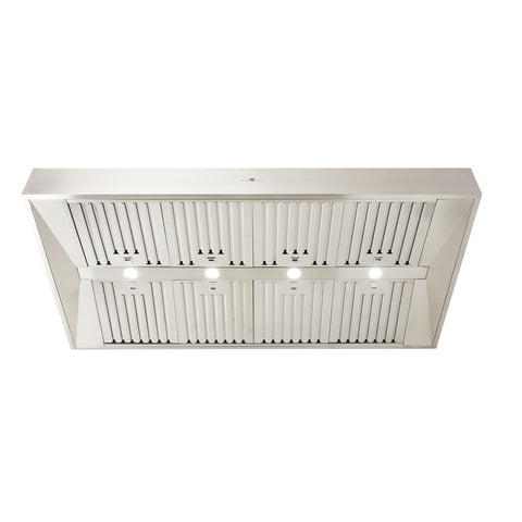 Schweigen Silent BBQ Alfresco Rangehood Canopy 150cm Twin Motors (3000m3/hr) Stainless Steel CL8915SP2