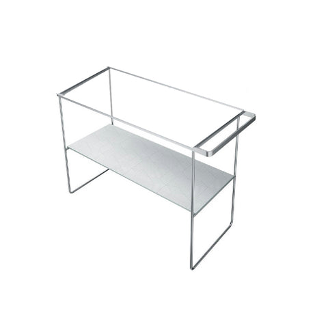 Duravit DuraSquare Freestanding Metal Console for Basin 235310 Chrome (Glass Insert Not Incl.) 0031031000-P