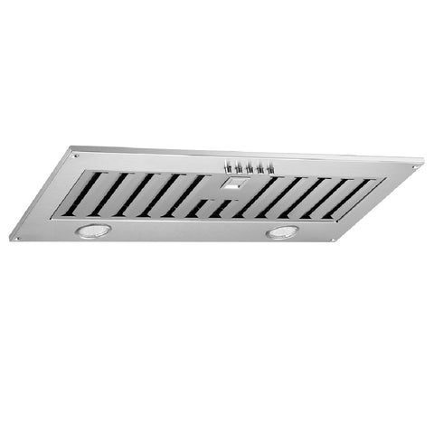 Schweigen Non Silent Undermount Rangehood with Baffle Filters 600mm Inbuilt Motor 1080m3/hr Stainless Steel SWU-6
