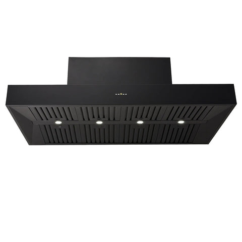 Schweigen Silent BBQ Canopy Twin Motor 5000M3/Hr 150cm Black CL7375BSE2