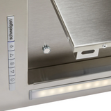 Schweigen Silent Inline Motor Undermount Rangehood 1600M3/Hr 90cm Stainless Steel UM-PA9SINL