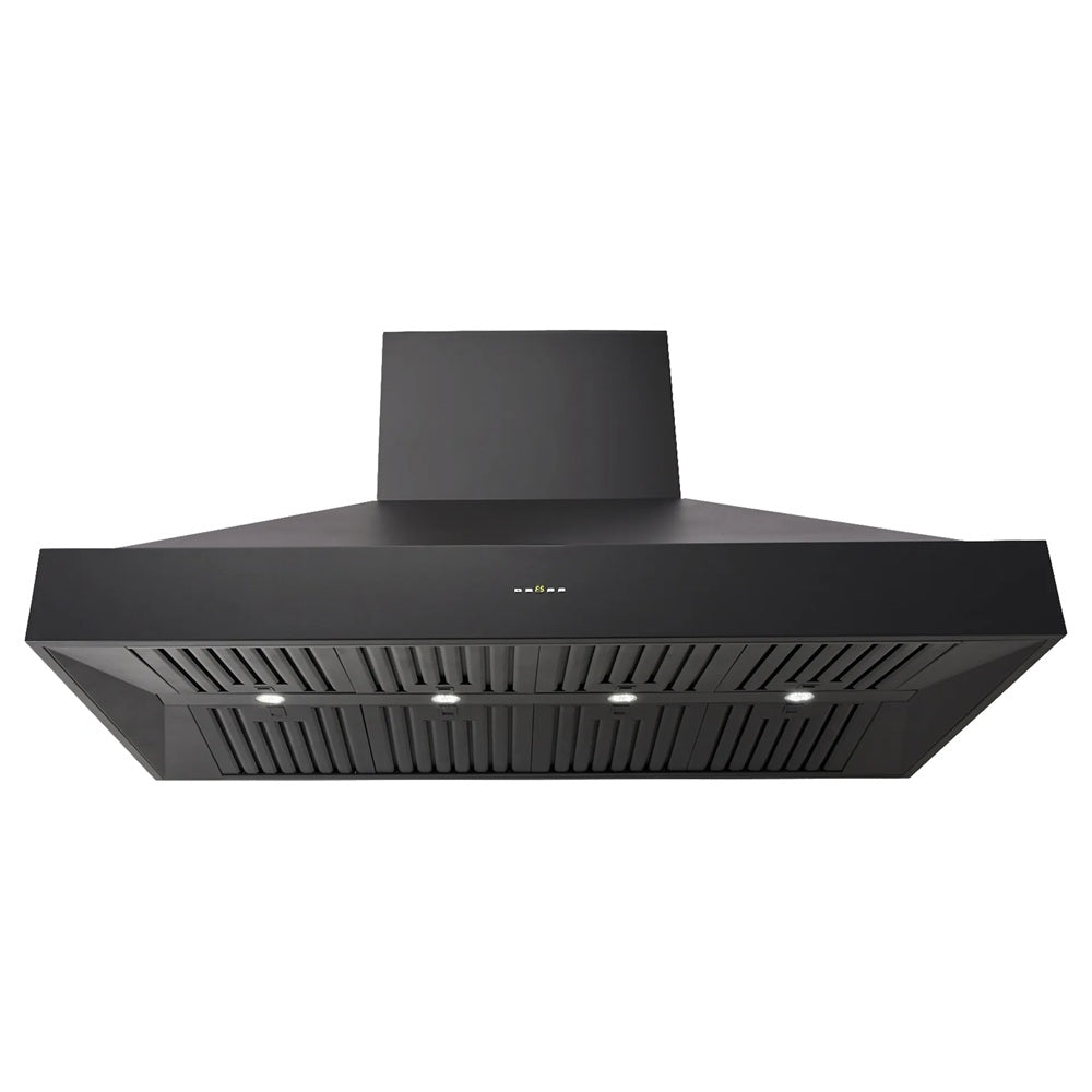 Schweigen Silent BBQ Canopy Twin Motor 5000M3/Hr 150cm Black CL8915BSE2