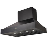 Schweigen Silent BBQ Canopy Twin Motor 5000M3/Hr 120cm Black CL8912BSE2