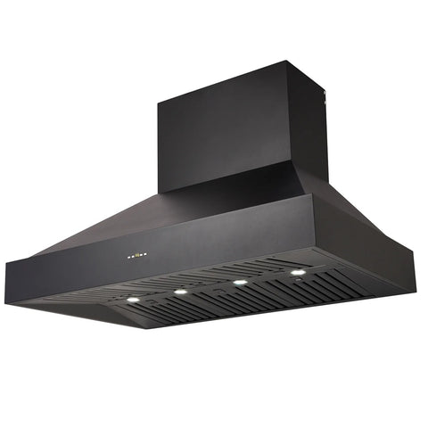 Schweigen Silent BBQ Canopy Twin Motor 5000M3/Hr 120cm Black CL8912BSE2