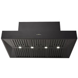 Schweigen Silent BBQ Canopy Twin Motor 5000M3/Hr 120cm Black CL7372BSE2