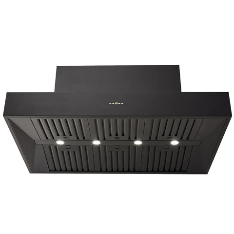 Schweigen Silent BBQ Canopy Twin Motor 5000M3/Hr 120cm Black CL7372BSE2