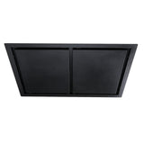 Schweigen Silent Ceiling Cassette Rangehood 3200M3/Hr 100cm Black SCC1000B-SE