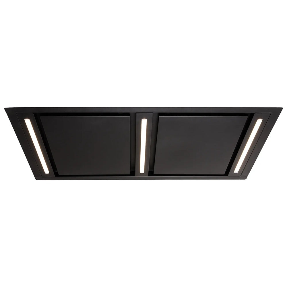 Schweigen Silent Ceiling Cassette Rangehood 3000M3/Hr 120cm Black SCC1200B-SP2