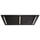 Schweigen Silent Ceiling Cassette Rangehood 3200M3/Hr 120cm Black SCC1200B-SE