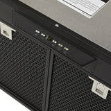 Schweigen Silent Inline Motor Undermount Rangehood 1600M3/Hr 120cm Black UM1390-12BSINL