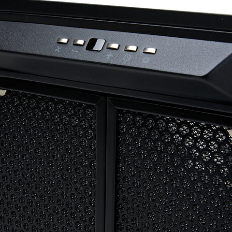 Schweigen Silent Inline Motor Undermount Rangehood 120cm 1600M3/Hr Black UM1170-12BSINL