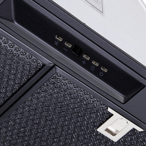 Schweigen Silent Inline Motor Undermount Rangehood 60cm 1600m3/hr Black UM1170-6BSINL