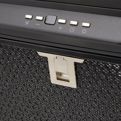 Schweigen Silent Inline Motor Undermount Rangehood 1600M3/Hr 60cm Black UM1390-6BINL