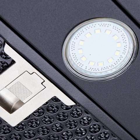 Schweigen Silent Inline Motor Undermount Rangehood 90cm 1600m3/hr Black UM1170-9BSINL