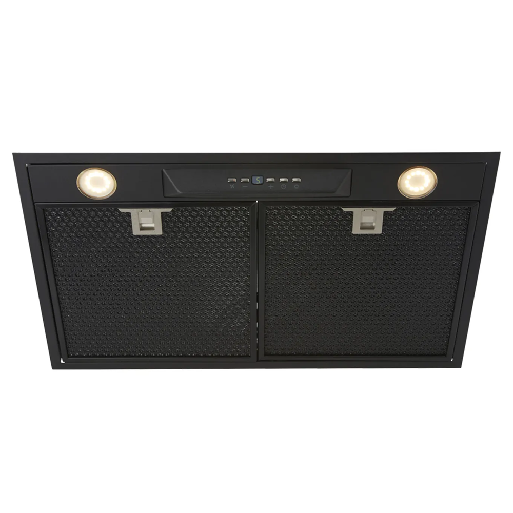 Schweigen Silent Inline Motor Undermount Rangehood 1600M3/Hr 60cm Black UM1390-6BINL