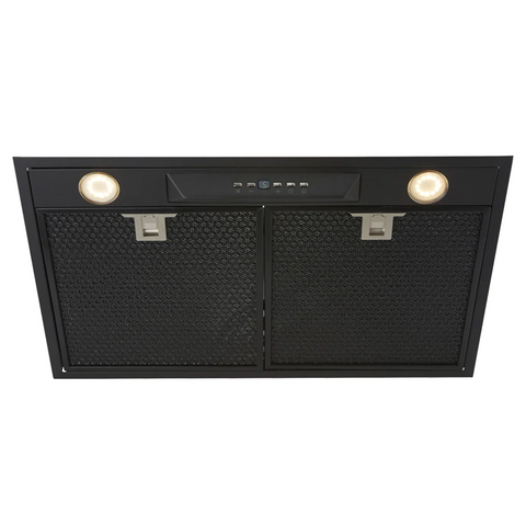 Schweigen Silent Inline Motor Undermount Rangehood 1600M3/Hr 60cm Black UM1390-6BINL