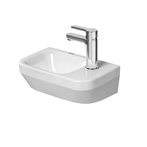 Duravit No.1 Handrinse Basin (1 Taphole Right) 360mm x 220mm with Overflow 07453600412-P