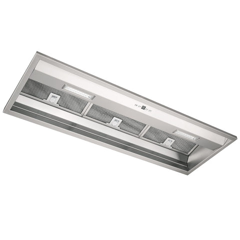 Schweigen Undermount Rangehood (Non Silent) 90cm Inbuilt Motor Stainless Steel MSQX90