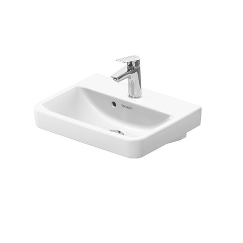 Duravit No.1 Handrinse Basin (1 Taphole) 450mm x 300mm with Overflow 07434500002-P