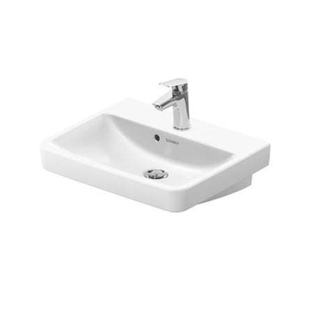 Duravit No.1 Handrinse Basin (1 Taphole) 500mm x 400mm with Overflow 07435000002-P
