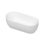 Duravit Luv Freestanding Bath with Special Waste 1800x800mm DuraSolid A White Alpine 700434000000000-P