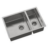 Fienza Hana Double Kitchen Sink 30L/15L with Accessories Stainless Steel 68407-KIT