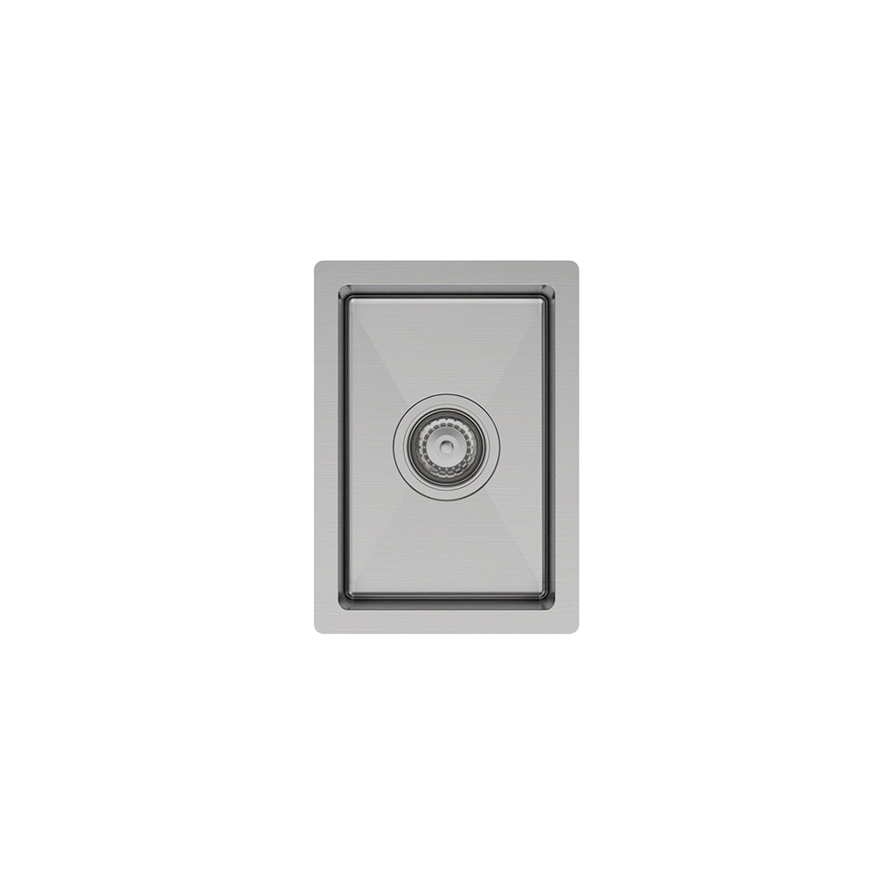 Fienza Hana Top/Undermount Sink 382x272x150mm Stainless Steel 68409