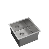 Fienza Hana Laundry Sink 30L Top Mount or Under Mount w/ Overflow Stainless Steel 68504
