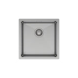 Fienza Hana Laundry Sink 30L Top Mount or Under Mount w/ Overflow Stainless Steel 68504