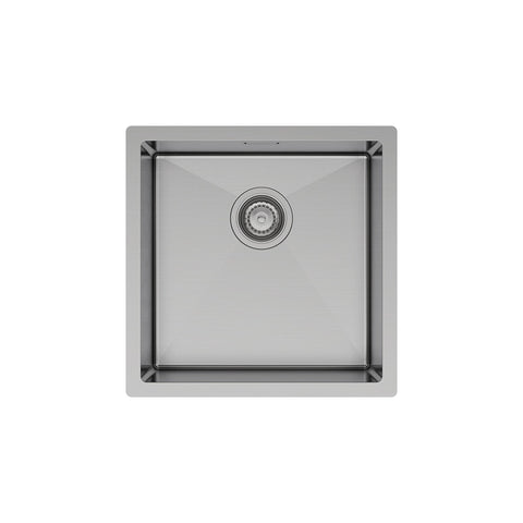 Fienza Hana Laundry Sink 30L Top Mount or Under Mount w/ Overflow Stainless Steel 68504