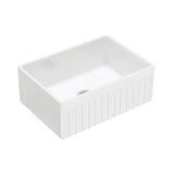 Fienza Charlton Single Butler Sink Small 675x475x250mm White 68700