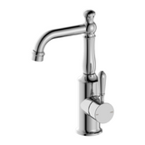 Nero York Basin Mixer w/ Metal Lever Polished Nickel NR69210102PN