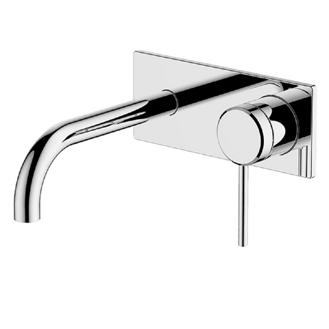 Abey Poco Wall Bath/Basin Set 165mm Chrome 6B-WS165