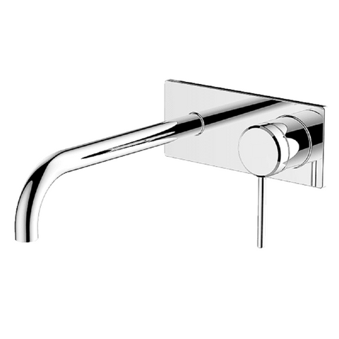 Abey Poco Wall Bath/Basin Set 220mm Chrome 6B-WS220