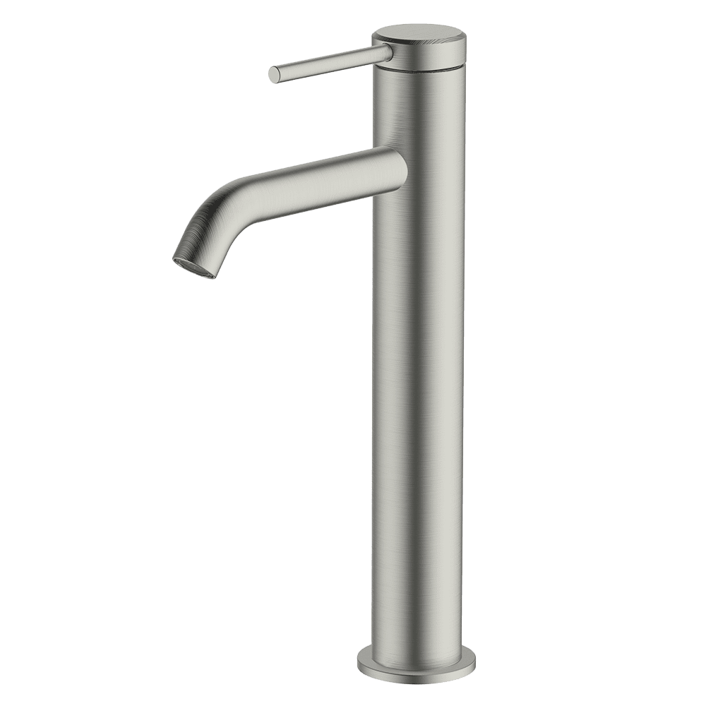 Abey Poco High Basin Mixer Brushed Nickel 6B3-BN