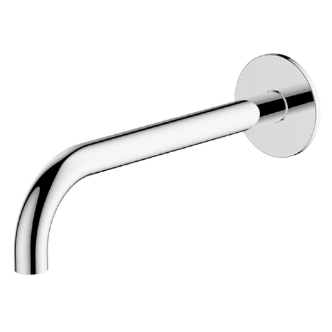 Abey Poco Curved Bath/Basin Spout 220mm Chrome 6S-C220