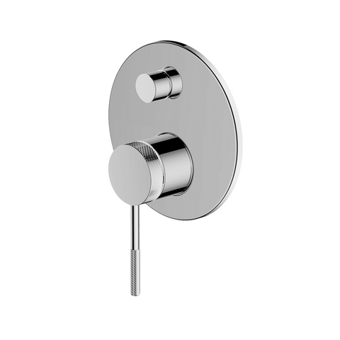 Abey Poco Knurled Shower Divertor Mixer (Trim Kit Only) Chrome 6SHD-EXT-K