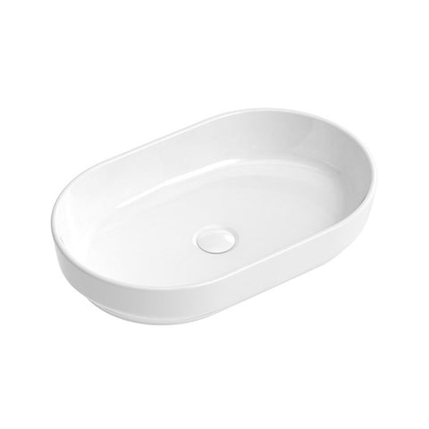 ADP Marilyn Above Counter Basin 550x350mm Gloss White TOPCMAL550GW