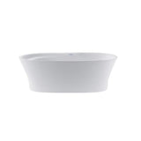 Duravit Cape Cod Freestanding Bath with Special Waste 1855x885mm DuraSolid A White Alpine 700330000000000-P