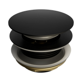 Amelie Royale II Bath Waste 40mm Short Tail ABS with Removable Plug (No Overflow) Matte Black BDO709MB