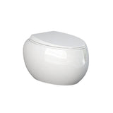 Fienza Rak Cloud Wall Hung Toilet Pan P Trap Gloss White 750000W