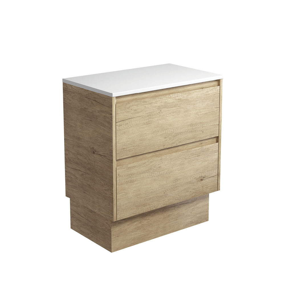 Fienza Amato On Kickboard Cabinet 750mm Scandi Oak 75BSK