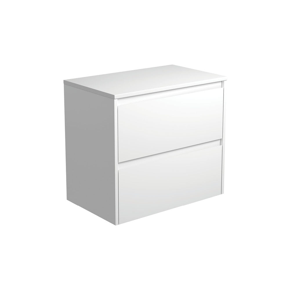 Fienza Amato Wall Hung Cabinet Only 750mm Satin White 75BW-C