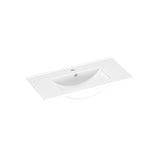 Fienza Delgado Ceramic Top Only (1 Taphole) 755mm White 75D-T