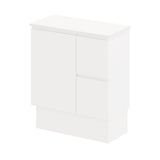 Fienza Siska On Kickboard Cabinet Right Drawers 750mm Satin White 75DFR-CK