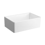 Seima Odessa 761 Ceramic Butler Sink Single Bowl 760x485mm Apron Front White Gloss (inc.Stainless Steel Basket Waste & Grid) 192504