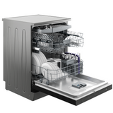 Beko Dishwasher Freestanding 16-Place Setting Dark Steel BDF1640DX