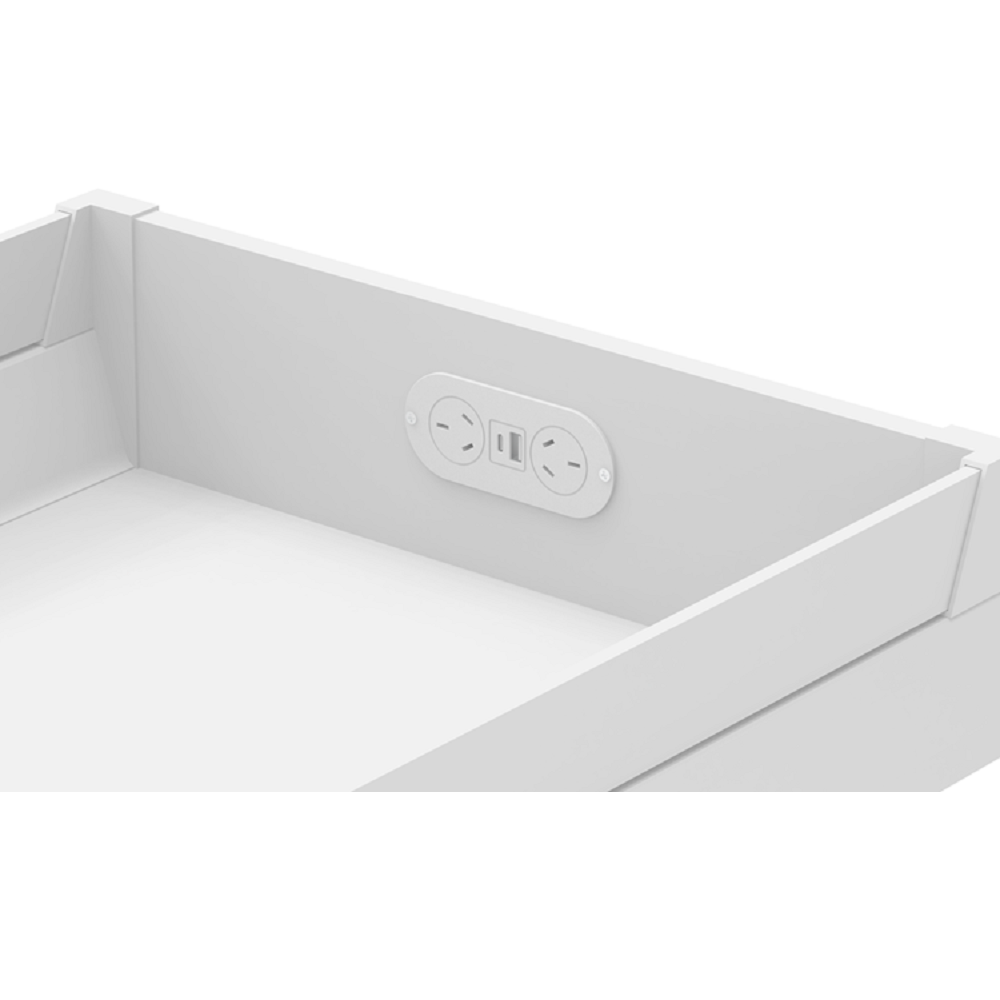 ADP Power Point In Drawer White PWRDRW240VWH - 550268