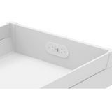 ADP Power Point In Drawer White PWRDRW240VWH