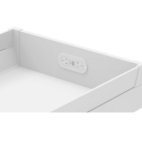 ADP Power Point In Drawer White PWRDRW240VWH - 550268